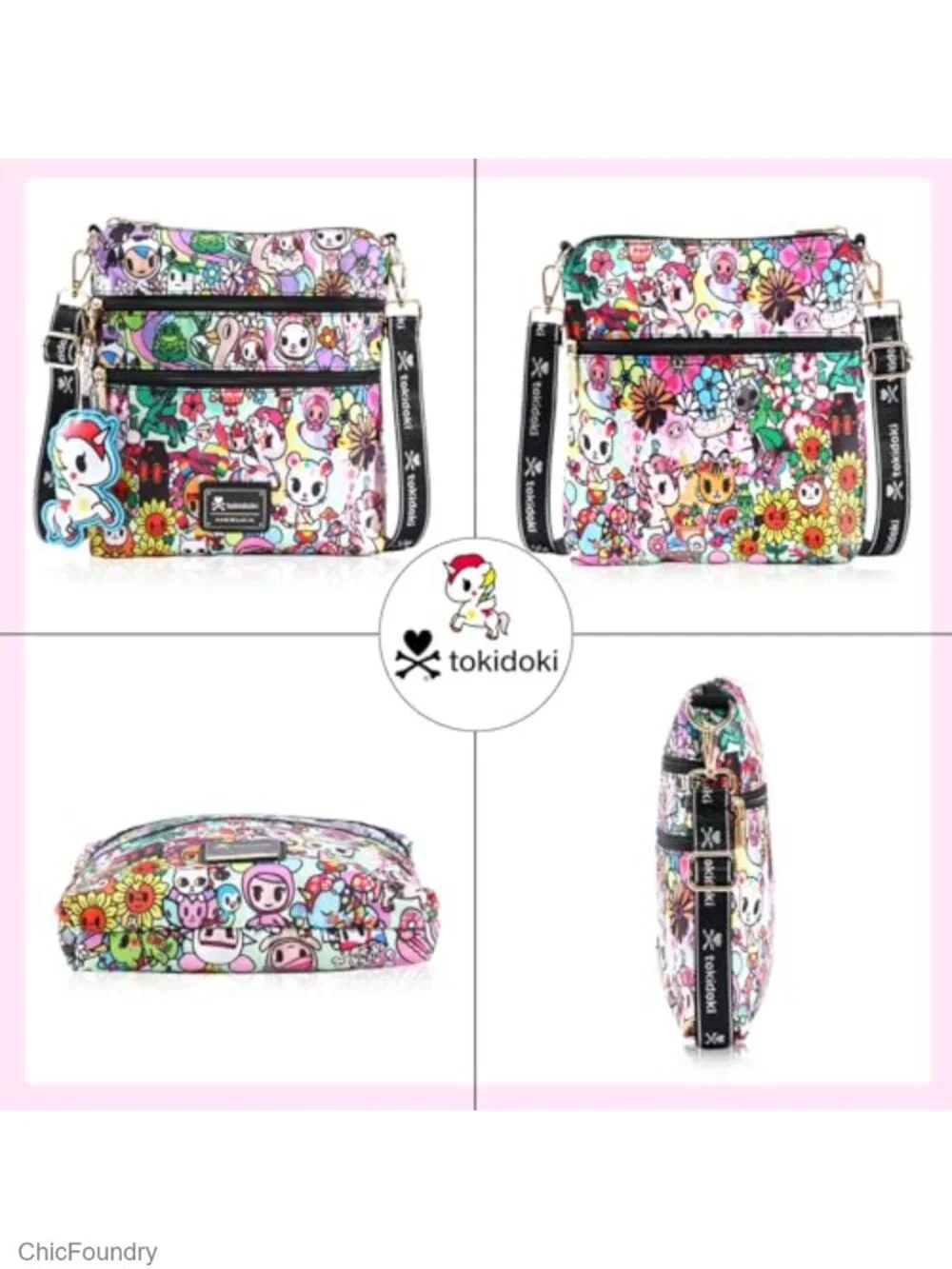 Small Crossbody Phone Bag with 7 Pockets Water-Resistant Canvas